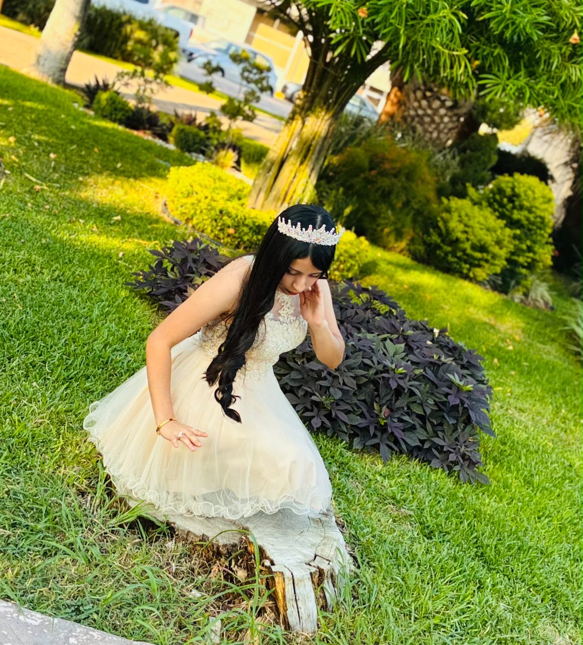 Angie Noemy durante su sesión